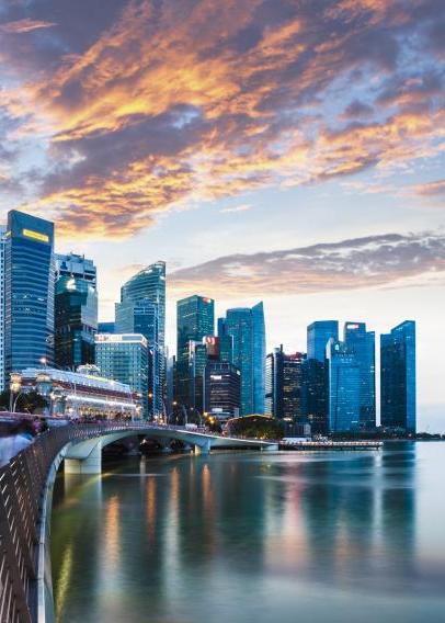 Singapore harbor stock image